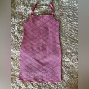 Zara pink plaid minidress size S / small